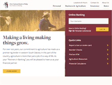 Tablet Screenshot of fnbphilip.com